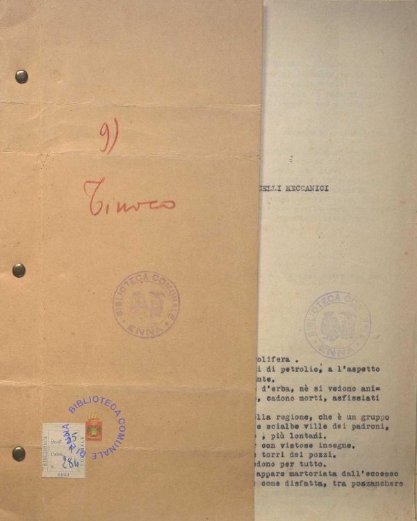 SEZ.SAV. 35.1.284 - TINOCO. QUATTRO QUADRI. NINO SAVARESE