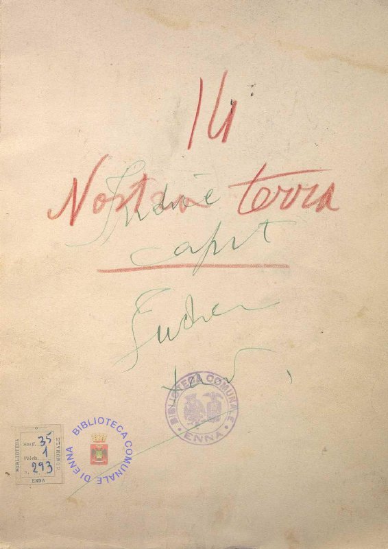 SEZ.SAV. 35.1.293 - NOSTRA TERRA. NINO SAVARESE