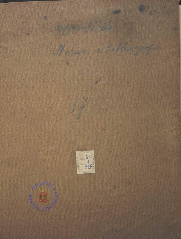 SEZ.SAV. 35.1.227 - APPUNTI STORICI . NINO SAVARESE