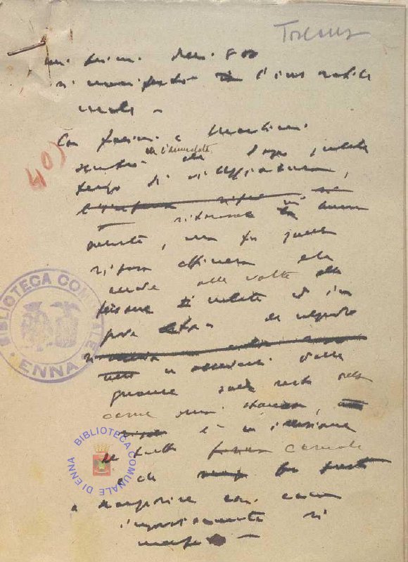 SEZ.SAV. 35.1.236.a - APPUNTI. NINO SAVARESE