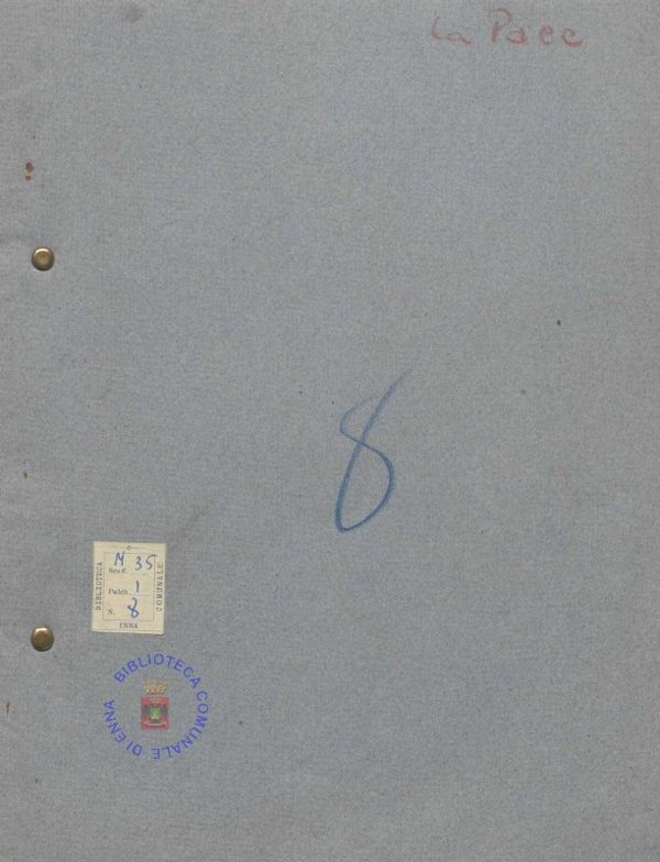 SEZ.SAV. M. 35.1.8 - LA PACE. FEDERICO SAVARESE