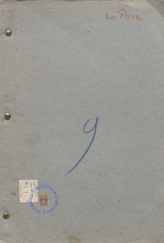 SEZ.SAV. M. 35.1.9 - LA PACE. FEDERICO SAVARESE