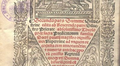 SUMMA SUMMARUM QUAE SILVESTRINA NUNCUPATUR. PADRE SILVESTRO PRIERAS. 1533