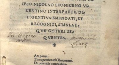 GALENI, NICCOLO’ LEONICENO