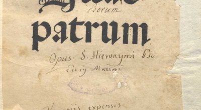 VITA PATRUM. S. GIROLAMO