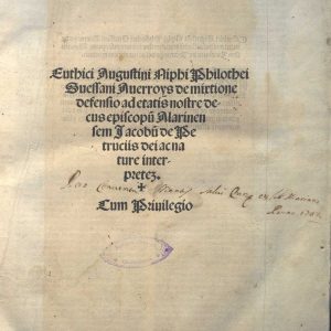 C.36.2.13 - OPERA FILOSOFICA E TEOLOGICA