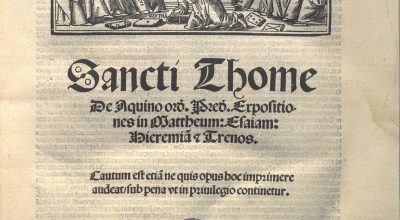 ESPOSIZIONI IN MATTEO,ISAIA, GEREMIA E TRENI, SAN TOMMASO D’AQUINO