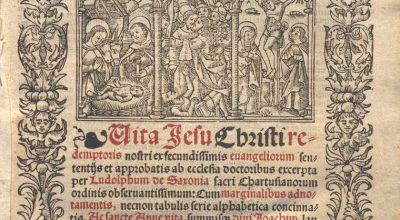 VITA JESU CHRISTI, LUDOLPHUS DE SAXONIA. 1537