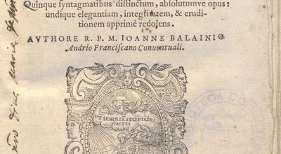 SENTENZE DI PIETRO LOMBARDO, SAN BONAVENTURA