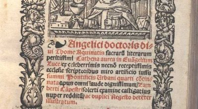 CATENA AUREA, SAN TOMMASO D’AQUINO