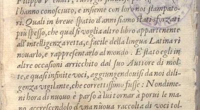 DIZIONARIO VOLGARE E LATINO DI FILIPPO VENUTI