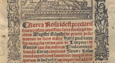 AUREA ROSA SUPER EVANGELIA. SILVESTRO MAZZOLINI DA PREIRIO