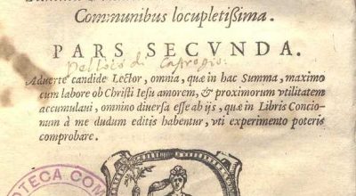 SUMMA PREDICANTIUM EX OMNIBUS LOCIS COMMUNIBUS LOCUPLETISSIMA.PARS SECUNDA. PHILIPPI DIEZ LUSITANI.1591