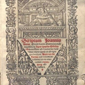 C.37.1.12 - SCRIPTUM. JOANNIS DUNS SCOTI. 1530