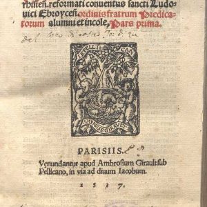 C.37.1.9 - SERMONUM DOMINICALIUM TOTIUS ANNI. GUILLAUME PEPIN.1537