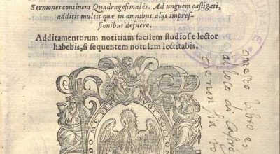 SERMORUM CELEBERRIMI SACRAE SCRIPTURAE PROFESSORIS. FR. GABRIELIS BARLETTAE. 1577