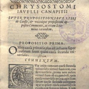 C.37.2.16 - EPITOME. CRISOSTOMO AVELLI. 1567