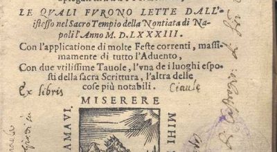 CONCETTI SCRITTURALI INTORNO AL MISERERE DEI DEL REV. D. CESARE CALDERARI. 1583