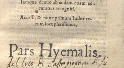 SERMONES TAM DE TEMPORE QUAM DE SANCTIS. OPERA DI UN TEOLOGO DEL 1539
