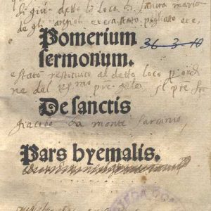 C.37.3.13 - SERMONI. C.MUSSO