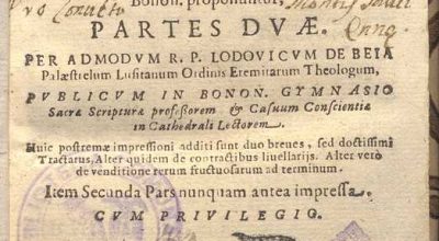 RESPONSIONUM CASUUM CONSCIENTIAE. L. DE BEJA PERESTRELLO.1597