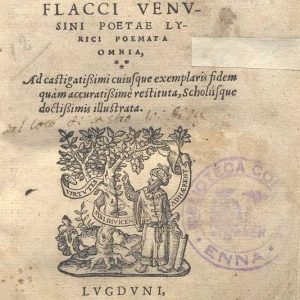 C.37.3.4 - POEMATA. Q.F. ORATIUS. 1557