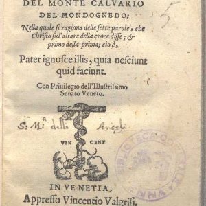 C.37.3.7 - MONTE CALVARIO II. MONDOGNEDO 1563