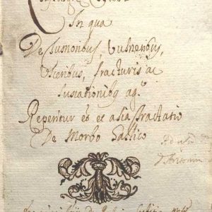 Cm.Ms.A.10 - CHIRURGIAE TRACTATIO