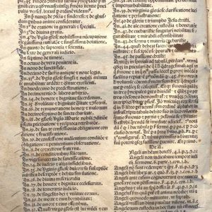 Inc.35.B.12 - SPIERA, AMBROSIUS DE, QUADRAGESIMALE DE FLORIBUS SAPIENTIAE. VENEZIA 1485