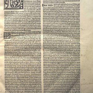 Inc.35.C.19 - COLUMNA, AEGIDIUS, EXPOSITIO SUPER LIBROS DE ANIMA ARISTOTELIS. VENEZIA 1496