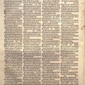 Inc.35.C.21 - PETRUS LOMBARDUS, LIBRI QUATTUOR SENTENTIARUM. HENRICUS DE GORIGEN. CONCLUSIONES; S.THOMAS, TITULI QUAESTIONUM;ARTICULI PARISIIS CONDEMNATI.VENEZIA 1489