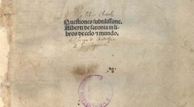 ALBERTUS DE SAXONIA QUAESTIONES IN LIBROS ARISTOTELIS DE CAELO ET MUNDO. VENEZIA 1497
