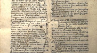 PSALTERIUM, PSALTERIUM, COMM. SANCTUS AUGUSTINUS. VENEZIA 1493