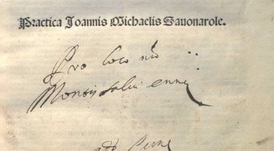 SAVONAROLA, MICHAEL, PRATICA DE AEGRITUDINIBUS. VENEZIA 1497