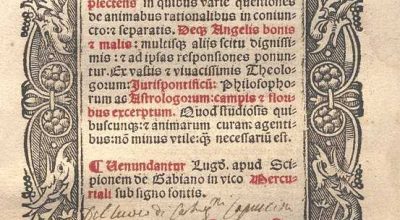 SPECULUM PEREGRINARUM QUESTIONUM. BARTHOLOMEUS SIBYLLA. 1534