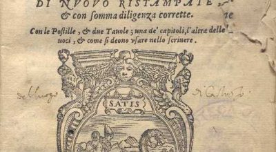 C.34.2.13 – I QUATTRO LIBRI DELLE OSSERVAZIONI. M. LODOVICO DOLCE. 1579