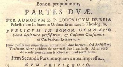 C.34.2.20 – RESPONSIONUM CASUUM CONSCIENTIAE. LODOVICO DE BEIA. 1597