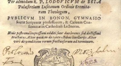 C.34.2.22 – RESPONSIONUM CASUUM CONSCIENTIAE. LODOVICO DE BEIA. 1591