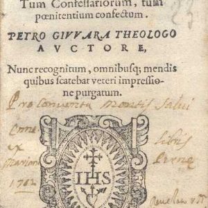 C.34.3.11 - COMPENDIUM MANUALIS NAVARRI. GIVVARA. 1591