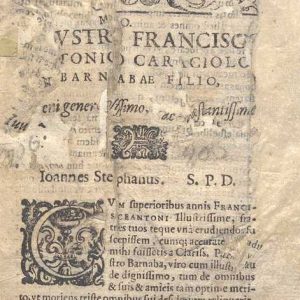 C.34.3.17 - GRAMMATICA LATINA. G.STEFANI. 1581