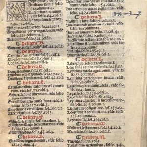 C.34.3.18 - SUPER INSTITUTIONUM. A. GAMBIGLIONI. 1585