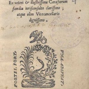 C.34.3.6 - TRACTATUS DE SIMONIA. G. CARAFA. 1556