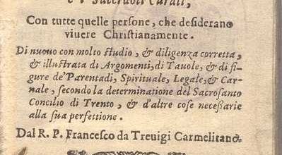 C.34.3.26 – SOMMA ANTONINA. FRATE ANTONINO ARCIVESCOVO DI FIORENZA. 1593