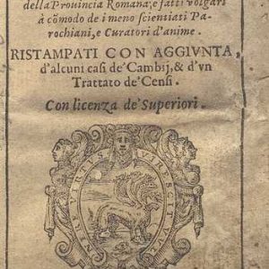 C.34.a.1.6 - CASI DI COSCIENZA. RIZZI.S. 1586