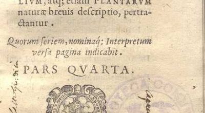 C.34.a.2.7 – OPERUM ARISTOTELIS STAGIRITAE. PARS QUARTA. 1576