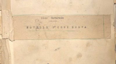 SEZ. SAV. .35.1.222-226 – MANOSCRITTO NOVELLE DI OGNI SORTA.NINO SAVARESE