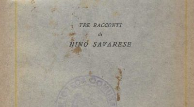 SEZ. SAV. 19BIS – SINGOLARI AVVENTURE. NINO SAVARESE. 1936