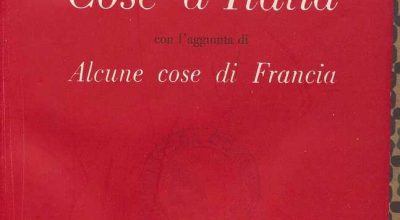SEZ. SAV. 20 – COSE D’ITALIA CON L’AGGIUNTA DI ALCUNE COSE DI FRANCIA. NINO SAVARESE. 1937