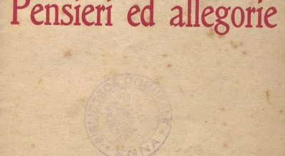 SEZ. SAV. 26 – PENSIERI E ALLEGORIE. NINO SAVARESE. 1915-1918