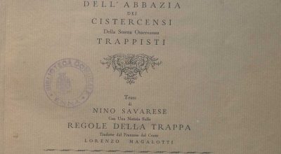 SEZ. SAV. 3.3 – RICORDO DELLE TRE FONTANE E DELL’ABBAZIA DEI CISTERCENSI DELLA SANTA OSSERVANZA TRAPPISTI. N. SAVARESE. 1938